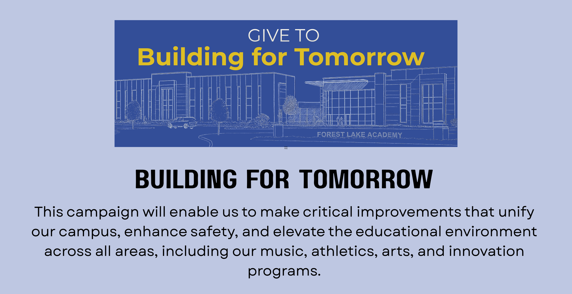 Building for Tomorrow Graphic