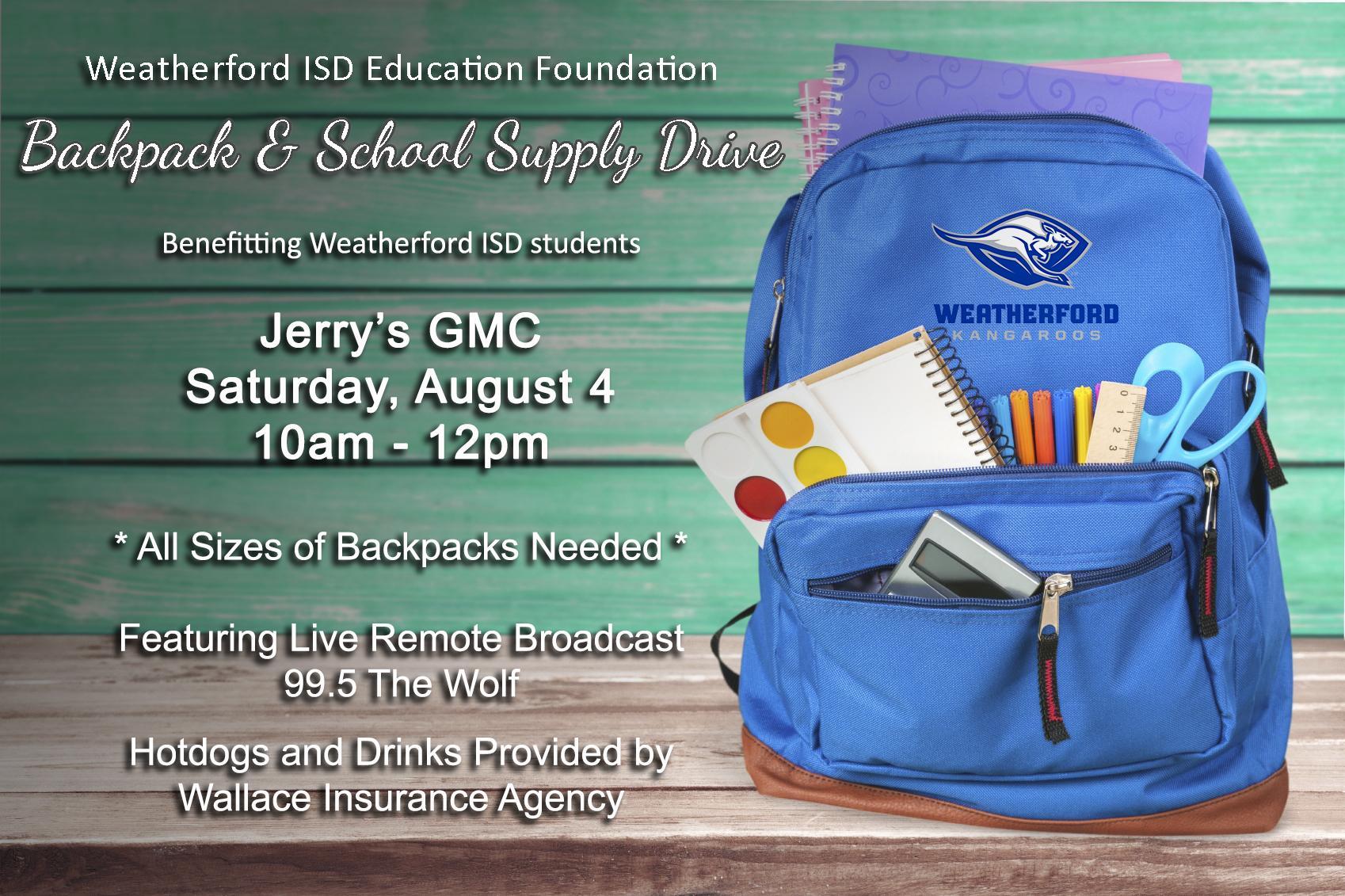 School Supply Closet Education Foundation Weatherford Independent