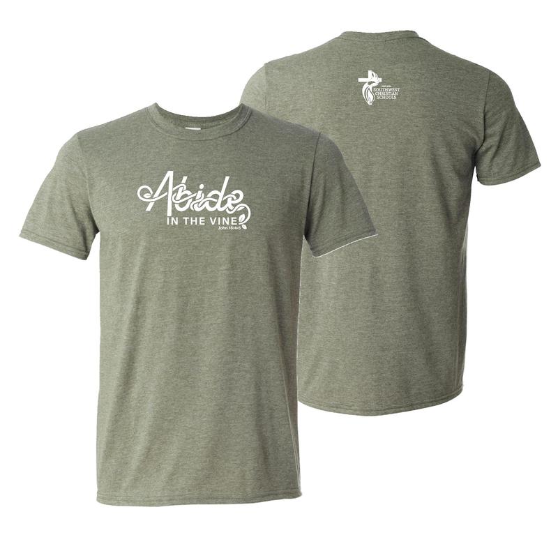 Parent Abide t-shirt in heather green color
