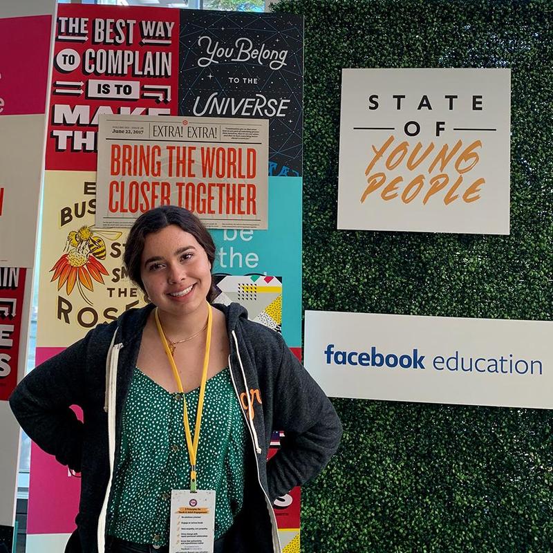 Isabella Tejeda '20 attends youth leadership summit at Facebook Featured Photo