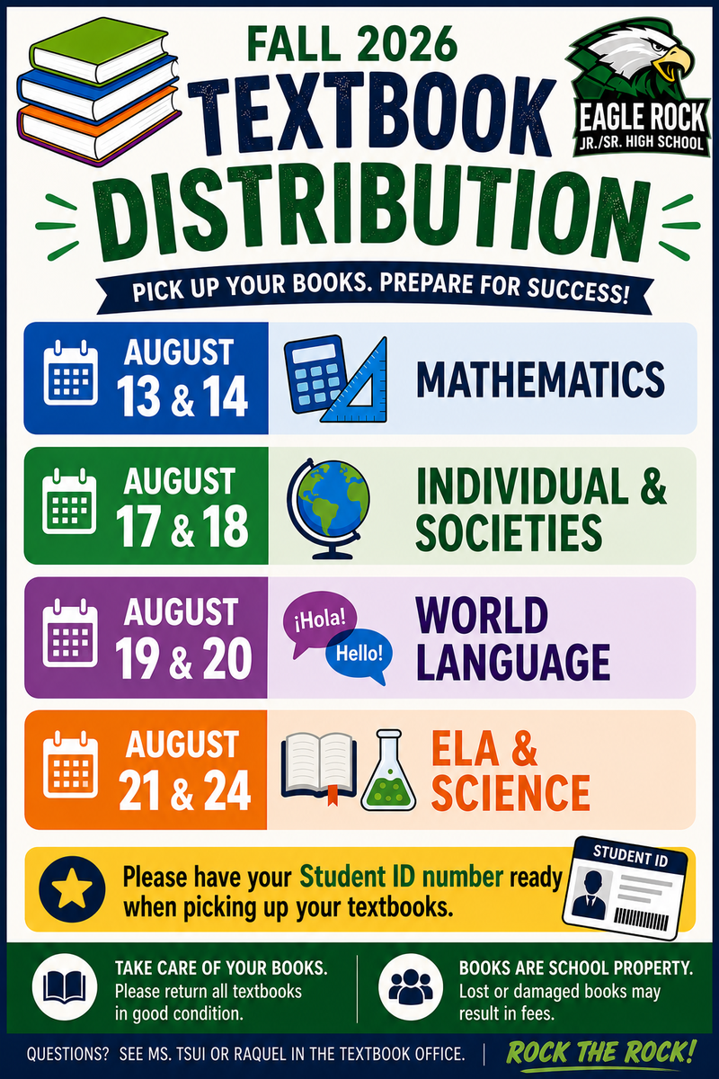 textbook schedule