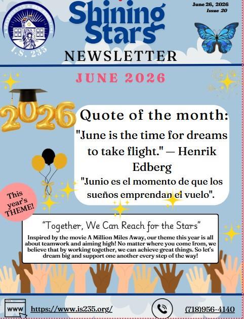 📣 Shining Stars Newsletter – June 2026 (Issue 20) is Ready! Featured Photo