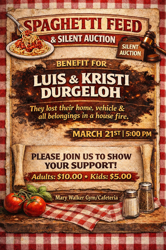 Spaghetti Feed Flyer