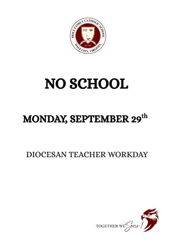 No School September 29th