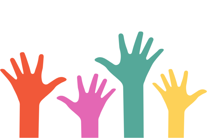 Volunteer hands