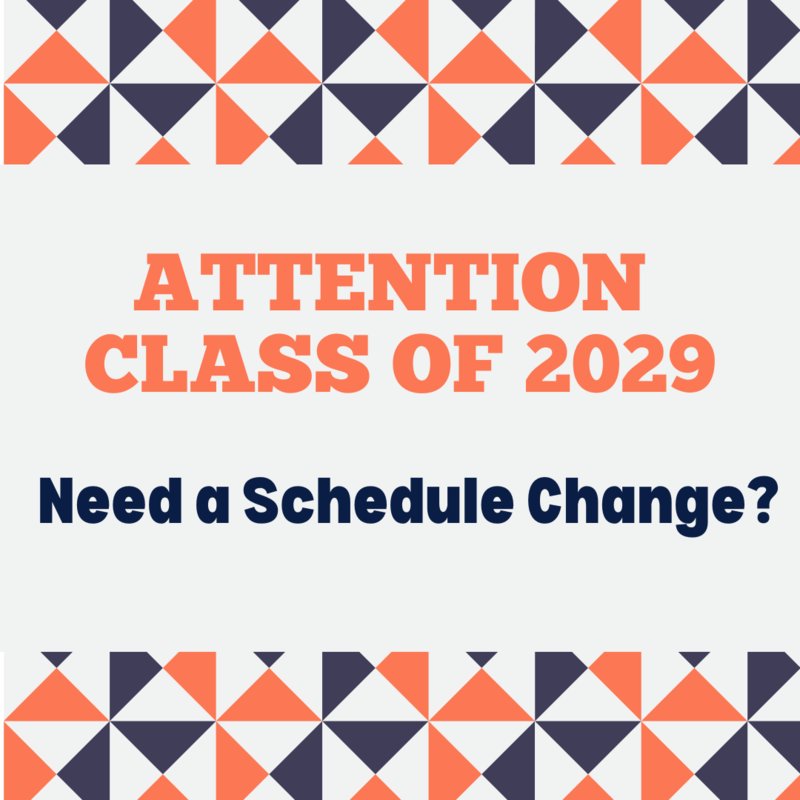 Schedule Change