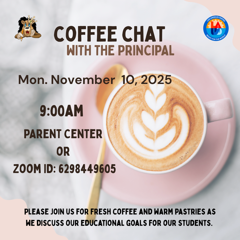 Coffee Chat flyer
