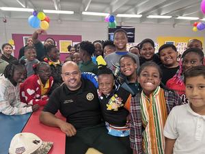 Pike County Sheriff’s Chief Deputy Damian Gatlin visited Summit Elementary School as part of Red Ribbon Week