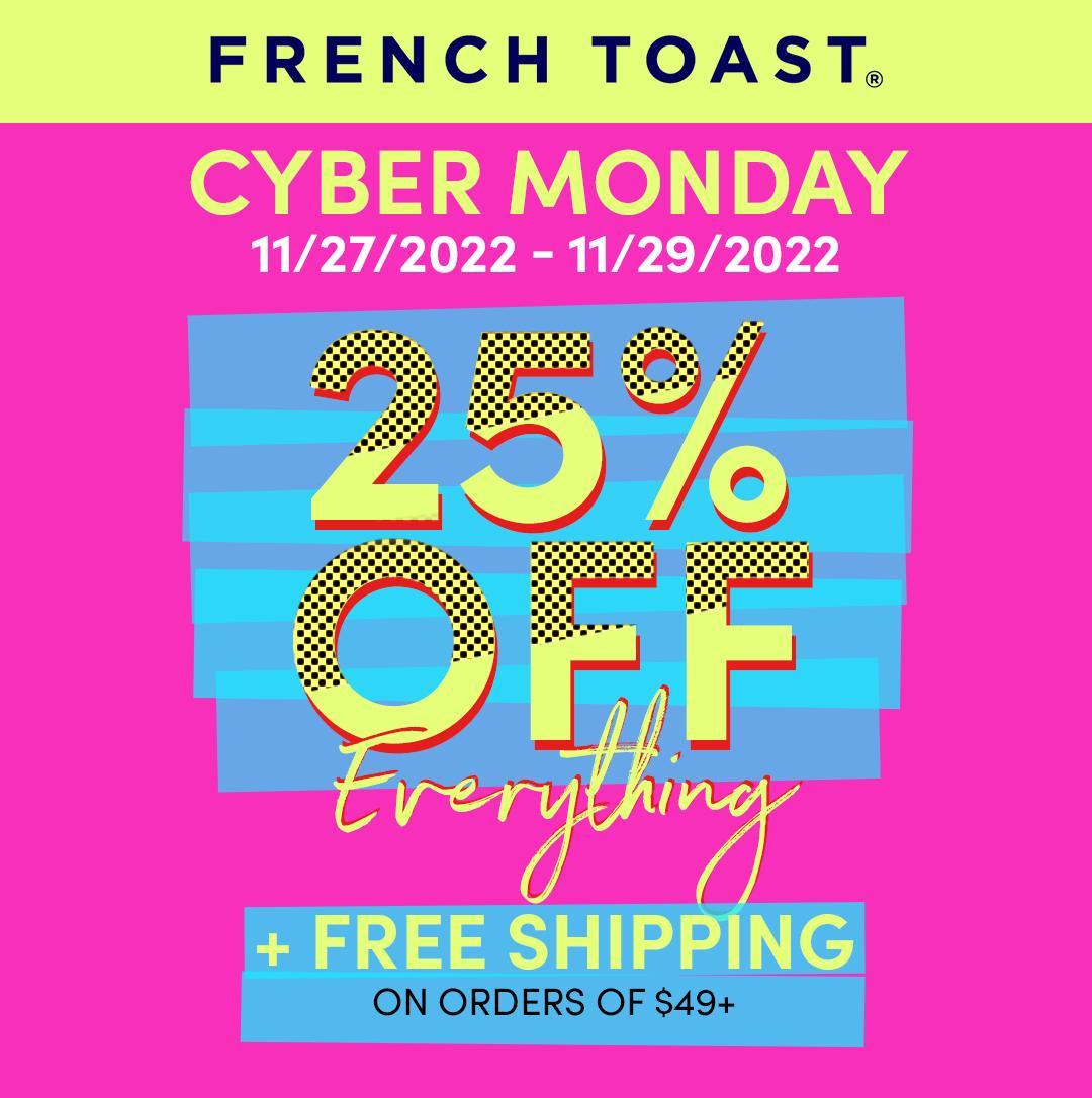 FRENCH TOAST UNIFORMS CYBER MONDAY Legacy Preparatory Academy