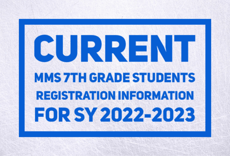 *** GRADE 8 ENROLLMENT PLANS and REGISTRATION for SY 2022-2023 *** Featured Photo