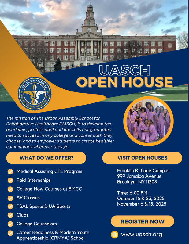 UASCH Open House Announcement