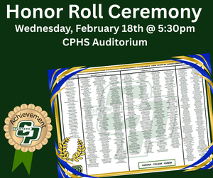 Honor Roll Ceremony February 18th