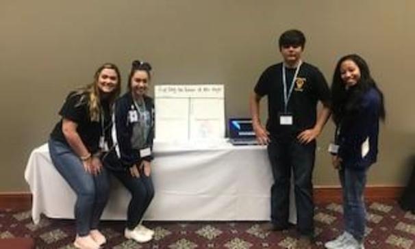 BCHS Beta Club Members participated in the group leadership club officer training.