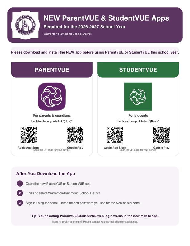 New ParentVue and StudentVue Apps
