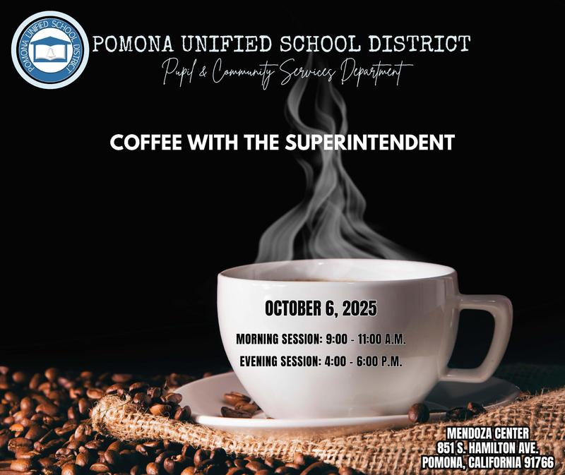 Save the Date, Coffee with the Superintendent  - image for web