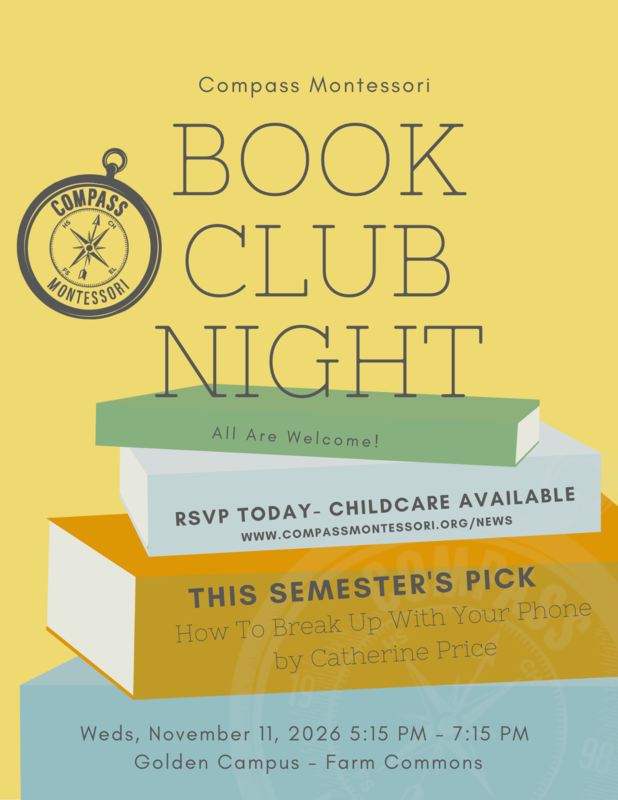 book club night flyer