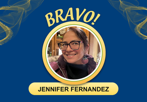 Bravo Award winner Jennifer Fernandez