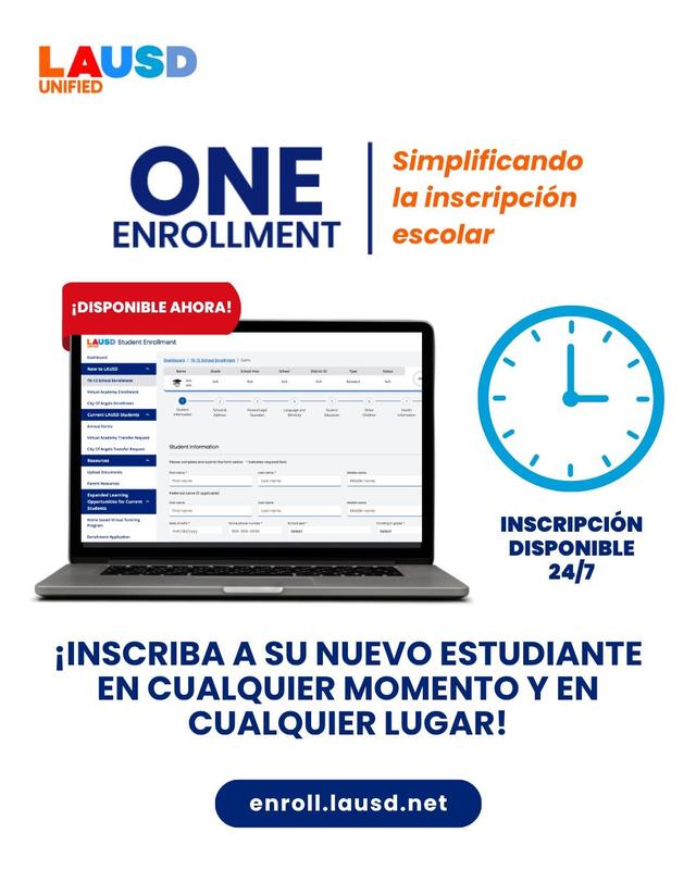 One enrollment Spanish
