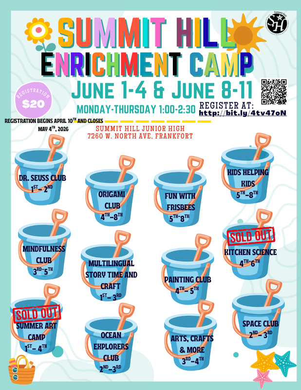 Summer Enrichment Camp Flyer