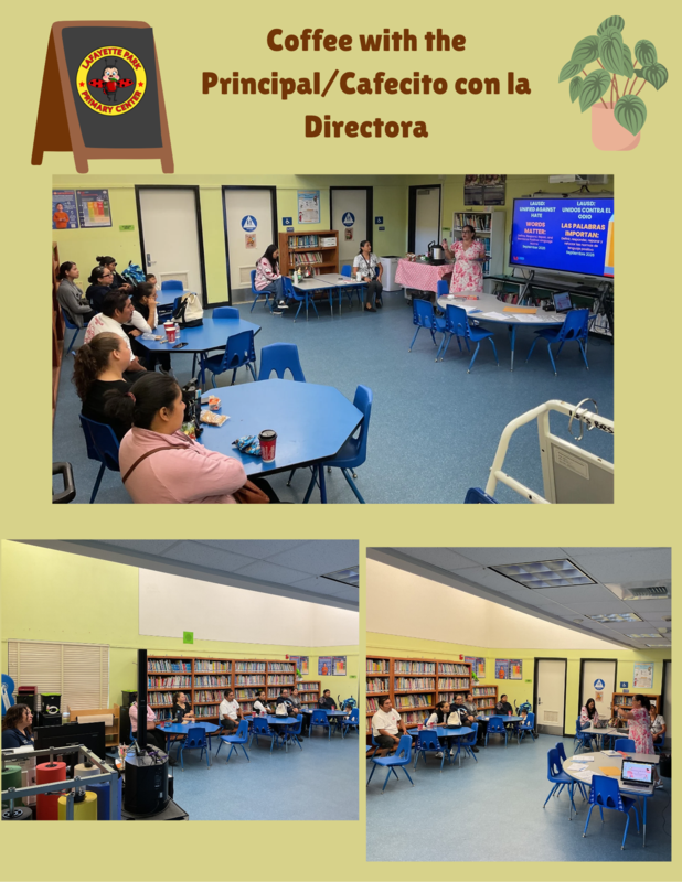 Coffee with the Principal/Cafecito con la Directora
