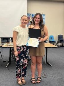 Student and teacher WOWSA Award November