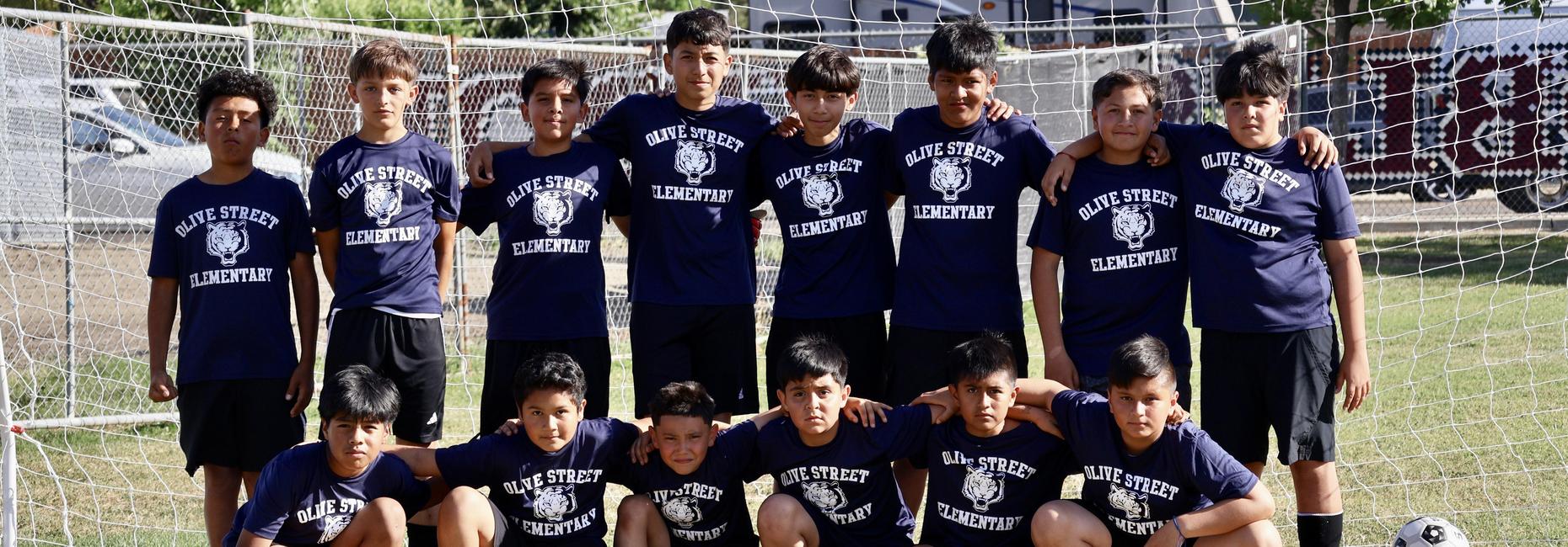 5th and 6th grades boys soccer team.