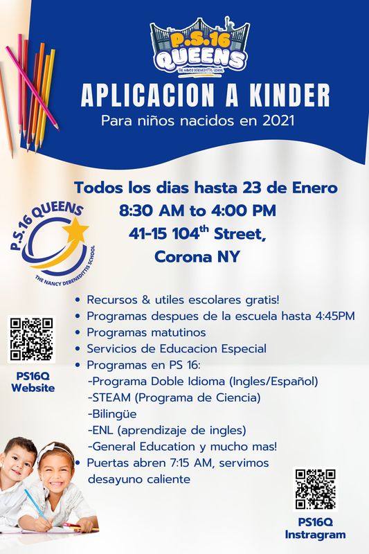 Kinder App Flyer (ESP)