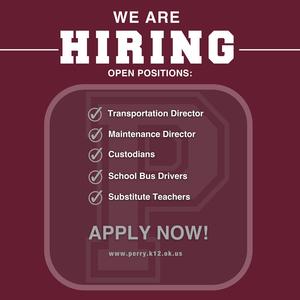 Now hiring