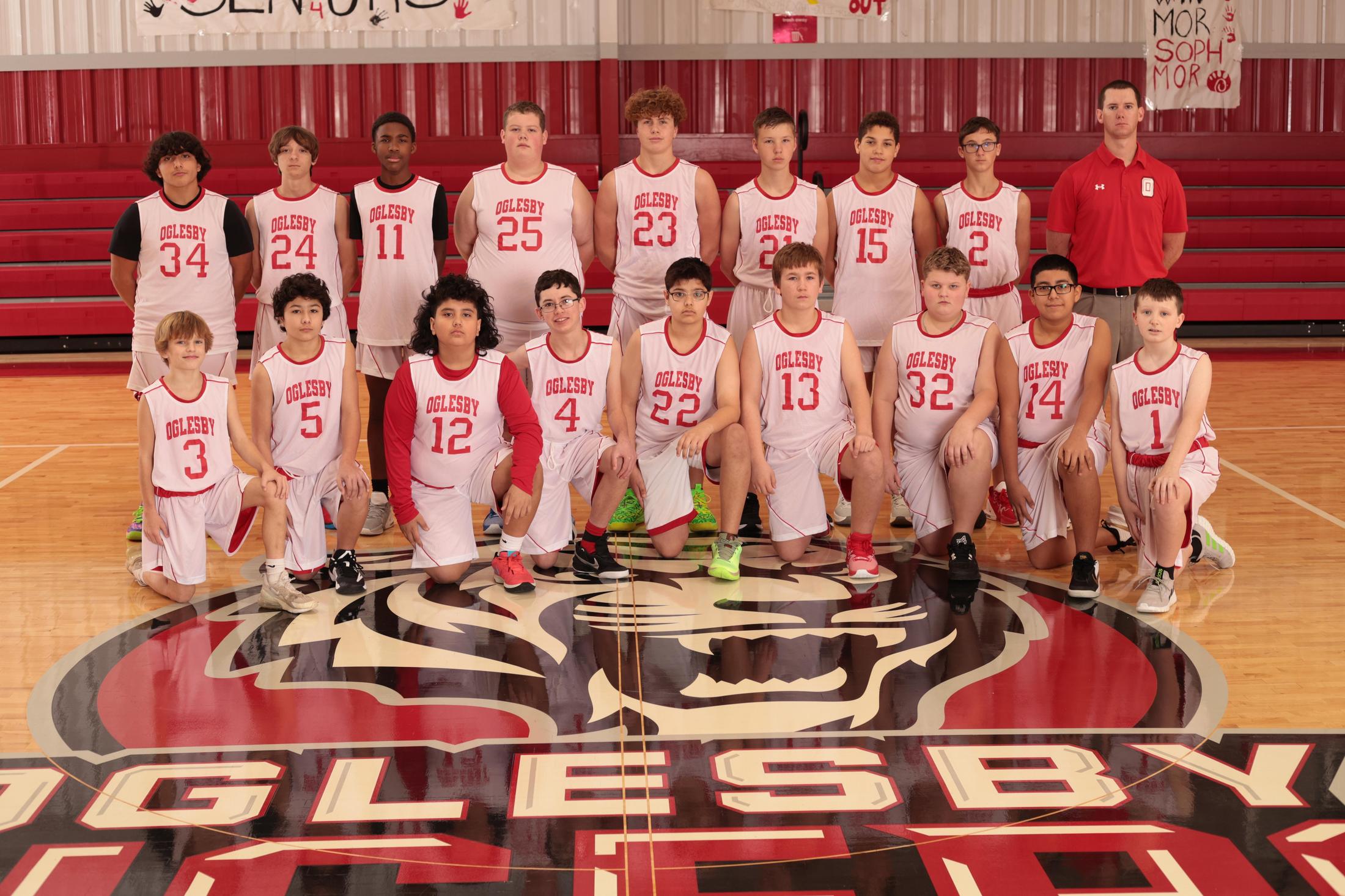 Boys Basketball Middle School Oglesby Independent School District