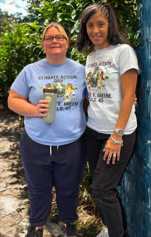 Teachers with their bottles