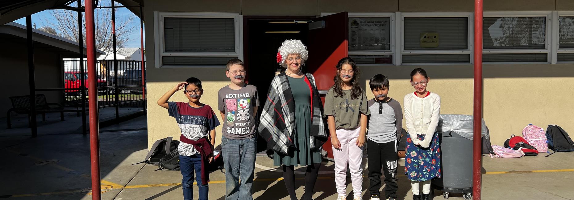 4th Grade Students Celebrating The 100th Day Of School