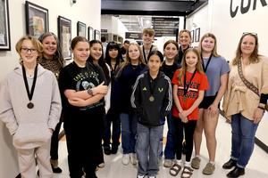 Church Hill Middle Winter Art Show students Jan. 13
