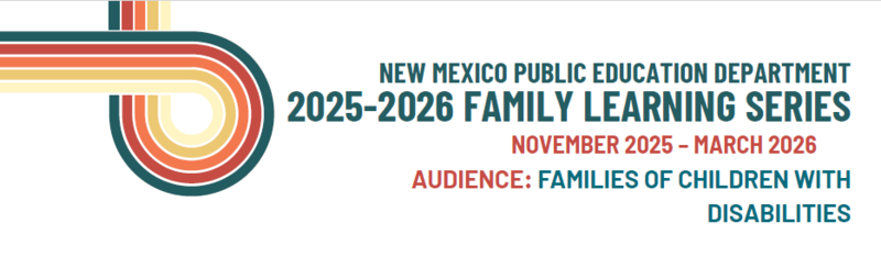 NMPED Family Learning Series annoucement