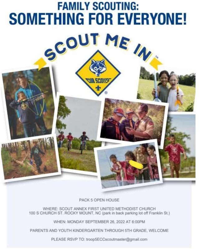 Scouts Open House