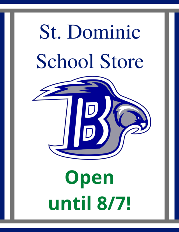 School Store Open Until Thursday, 8/7!