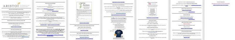 Elementary School Weekly Announcements, October 21, 2019