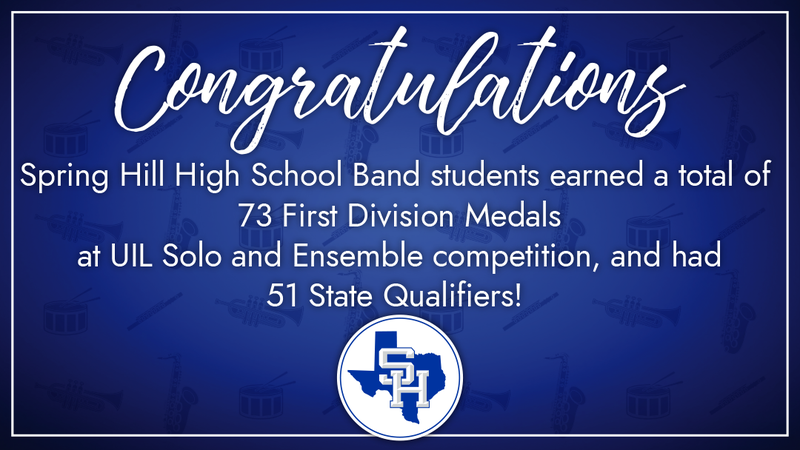 SHHS Students Earn First Division Ratings At Solo & Ensemble