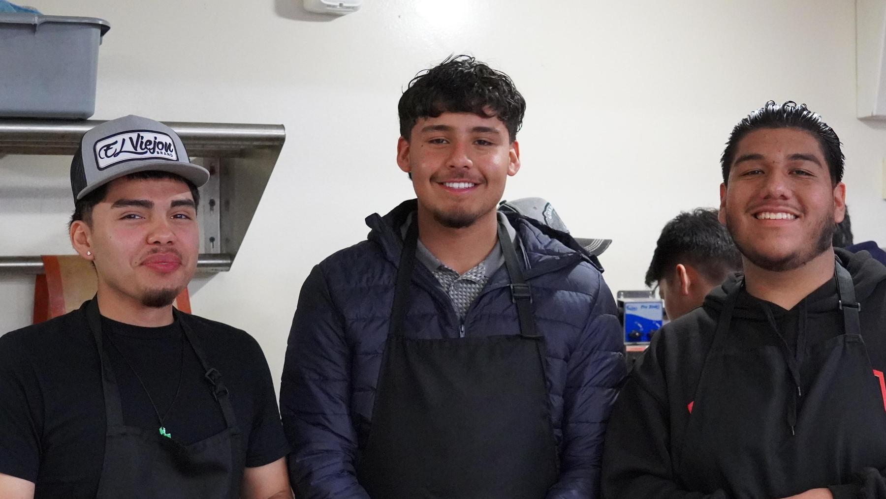 Culinary students at Seaside High School