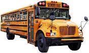 A yellow school bus with a clear view of its side and front.