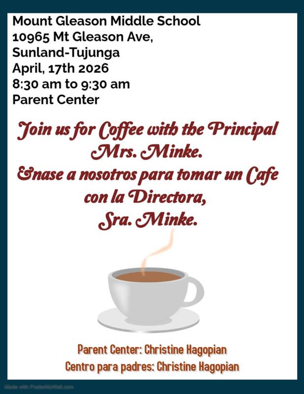 Coffee with the Principal