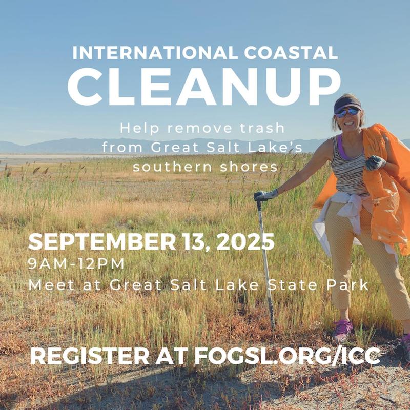Coastal Cleanup at the Great Salt Lake graphic
