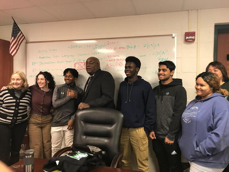 Picture of Upstanders Group Visit from Ken Nelson of NAACP
