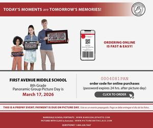 8th Gr panoramic picture flier