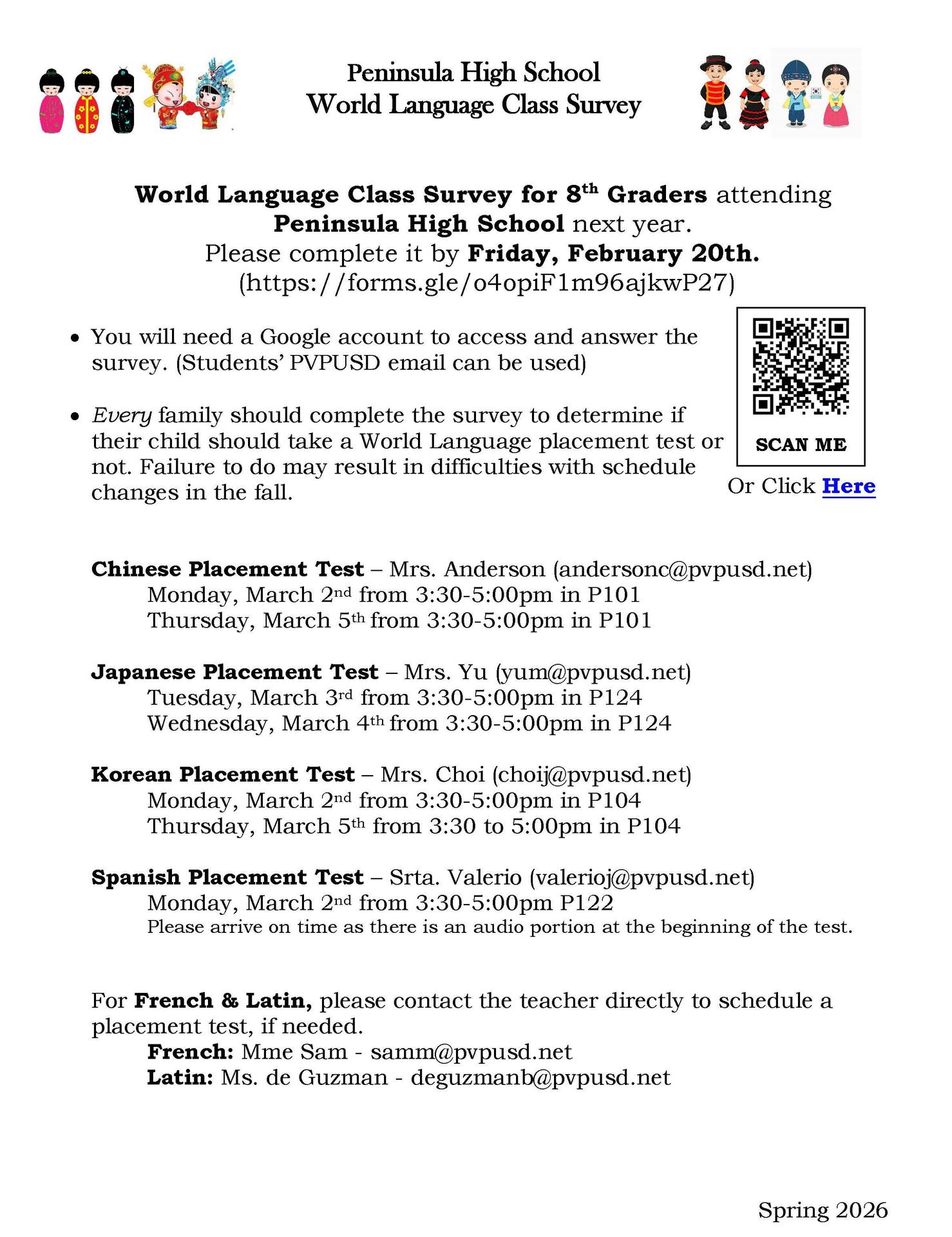 World Language Placement