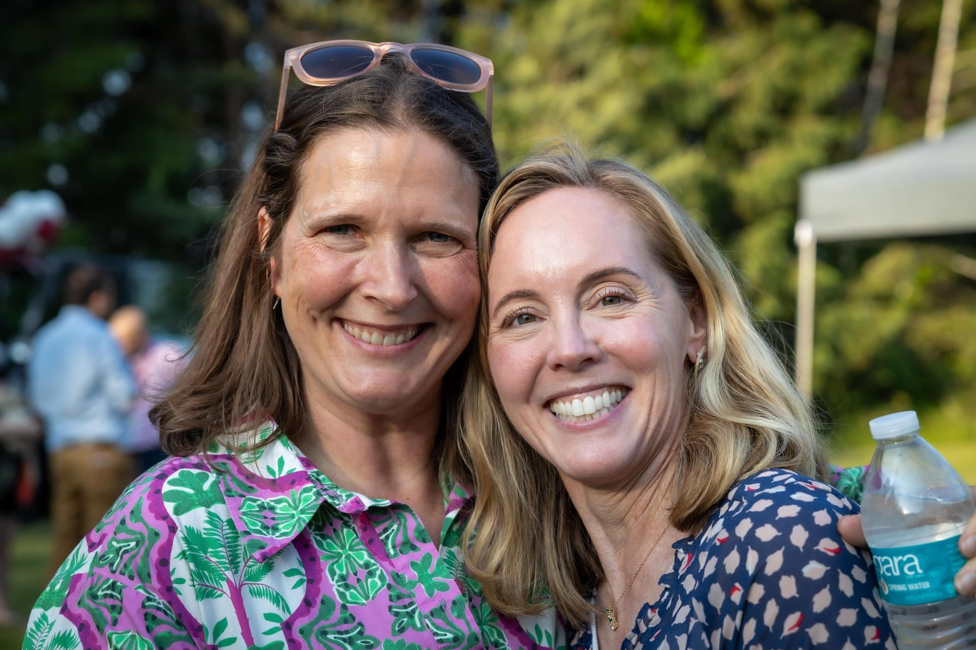 Groundbreaking Ceremony photo of two Board members