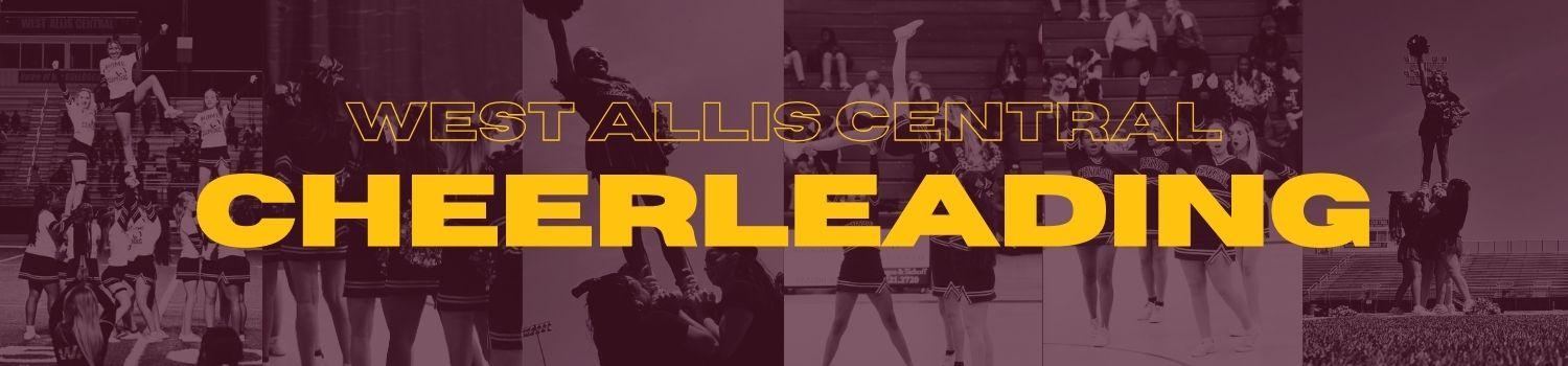 Central cheer team photos banner