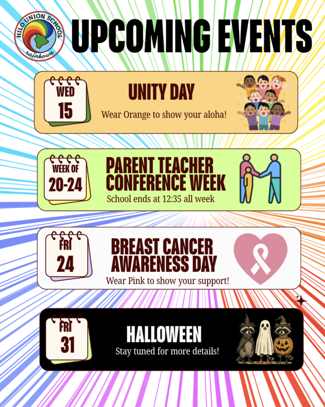 Upcoming October Events