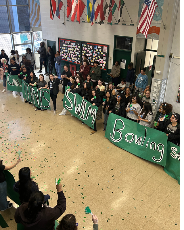 Female teams gather for celebration at Woodlands HS