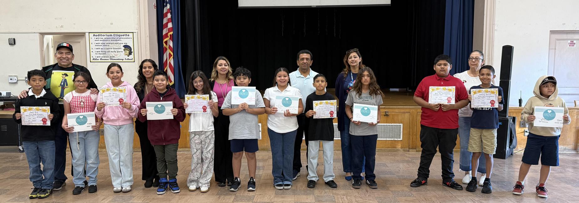 September's Students of the Month!