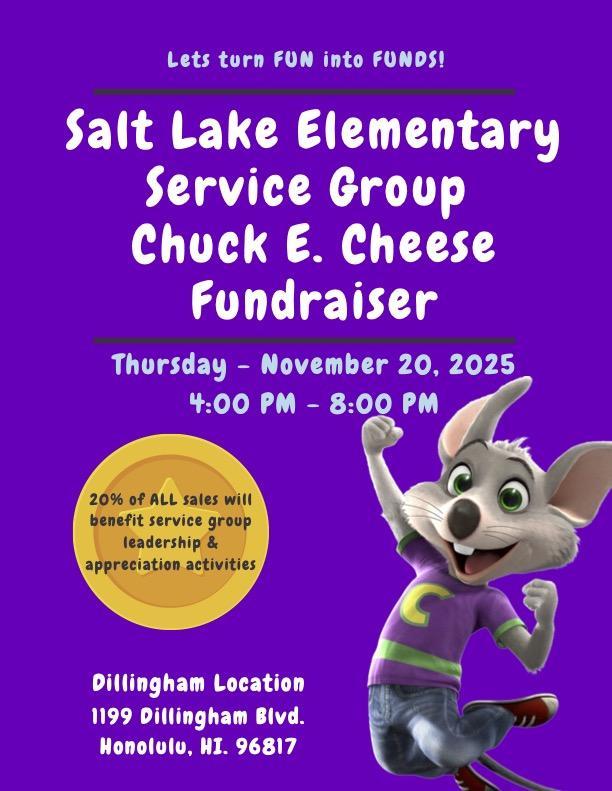 Chuck E Cheese Fundraiser
